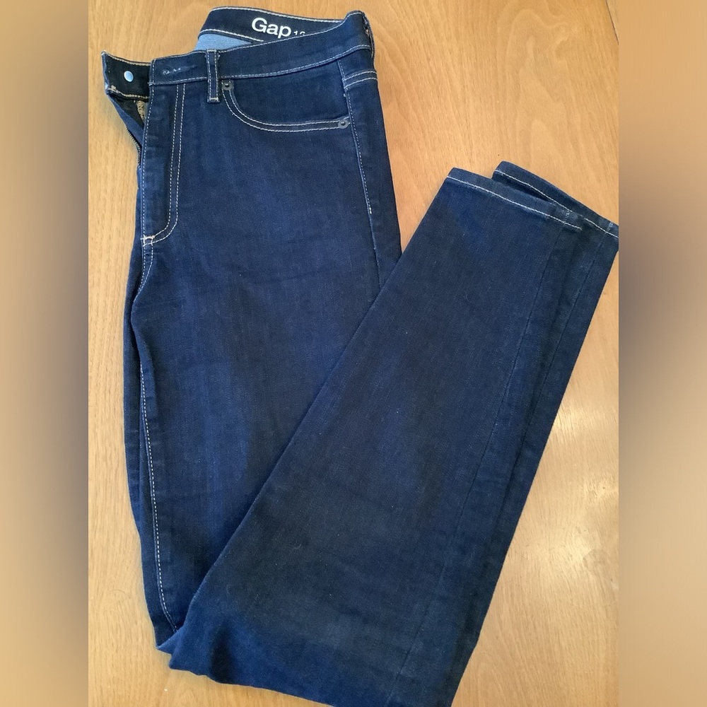 GAP Dark Blue skinny High Rise Denim Jeans